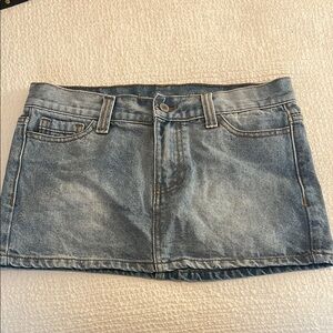 Denim Mini Skirt